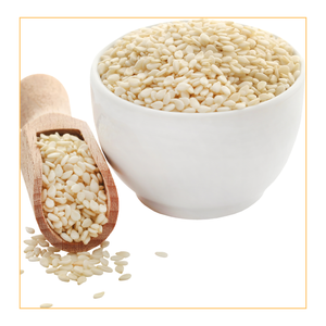 Semillas de Sésamo Sin Cáscara, Alto Contenido de Aceite, 1.8-2.2 mm, Grado Alimenticio, Certificado APEDA, Sin OMG, Frescas, Empaque a Granel, Especias para la Industria Alimentaria - Product Image 1