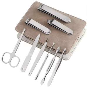 Kits de Manicura y Pedicura, Kit de Cuidado de Uñas en Bolsa de Cuero para Hombres y Mujeres, Set de Manicura para Regalo a Amigos y Padres - Product Image 2