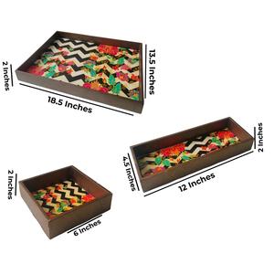 Enamel Tray for Cafes Premium Enamel Serving Tray Enamel Tray with Smooth Edges Enamel Tray with Classic Look - Product Image 5