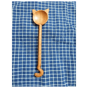 Wooden <b>spoon</b> created using natural wood material for stirring cooking and <b>serving</b> meals, handmade in Vietnam - Product Image 6