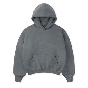 Sweat-shirts d'été 100 % coton éponge avec poche, impression numérique et design uni, respirants, séchage rapide, streetwear décontracté - Product Image 2