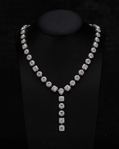 Chaîne Tennis de Luxe en Argent 925 avec Moissanite VVS, Testée au Diamant, Bijoux Hip Hop, Coupe Mixte, Effet Givré, Chaîne Tennis Iced Out - Product Image 4