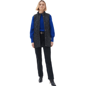 Gilet matelassé d'hiver personnalisé sans manches pour femme, idéal pour le golf et l'équitation - Product Image 4