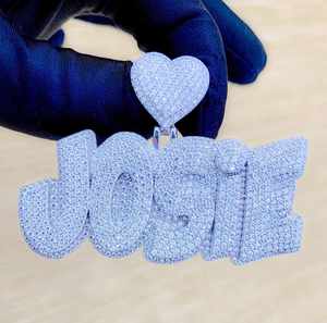 Joyería Infantil de Lujo en Plata de Ley 925, Corona de Diamantes con Letra, Regalo de Boda Clásico, Certificado IGI, Engaste de Garras - Product Image 1