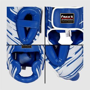 Best Protection Performance Customized Color Size Comfortable MMA Leather Kick Boxing <b>Training</b> <b>Head</b> Guard Men Custom Logo OMIKA - Product Image 4