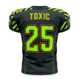 Ensemble d'uniformes de football américain camouflage personnalisé, maillot à col en V en mesh, pantalon rembourré, polyester, vente en gros OEM - Product Image 2