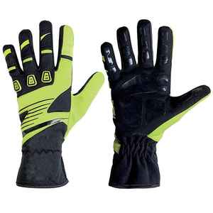 <b>Full</b> Finger Racing Gloves Red Black PU Material Non <b>Slip</b> Outdoor Motocross Unisex Drawstring Closure - Product Image 6