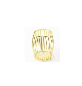 Best Selling Round Brass <b>Wire</b> Mesh Pen Pot Pencil <b>Brush</b> Holder Desk Organizer Gold Color With Amazing Price - Product Image 1