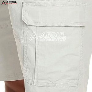 Stylish Men Cargo Shorts In Twill Cotton Fabric Durable And Breathable For Everyday Casual Wear Men Cargo Shorts - Product Image 5