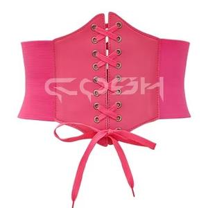 Corsé Rosa con Cordones para Vestidos de Fiesta y Casuales - Product Image 1