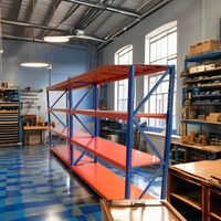 Support de palettes de plafond réglable à 3 niveaux en aluminium FinePunch, intégré et combinable, bleu