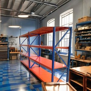 Estante de Almacenamiento de Techo de Aluminio Metálico Combinable y Ajustable de 3 Niveles, Barra de Soporte para Palés, Recubrimiento Electrostático en Polvo - Product Image 1