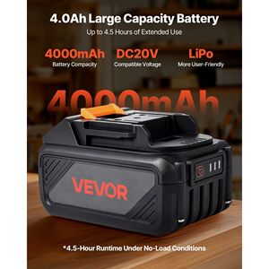20V MAX 4.0 agli ioni di litio Ah batteria con caricabatterie Combo ricarica rapida prodotto durevole ed efficiente - Product Image 2