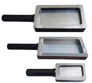 Moule à lingots métalliques irréguliers 100g pour la fabrication de bijoux, ensemble de moules DIY SUNTOOLS/STIPL - Product Image 1