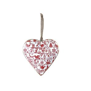 อุปกรณ์คริสต์มาสแขวนหัวใจตกแต่งโลหะมาตรฐานสูงที่มีหลายขนาดและการตกแต่งบ้านที่ดีที่สุดและเทศกาลอื่น - Product Image 5