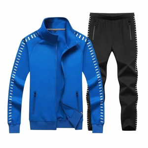 Survêtement pour homme personnalisé imprimé, ensemble 2 pièces : veste zippée et pantalon de jogging, tenue de sport - Product Image 4