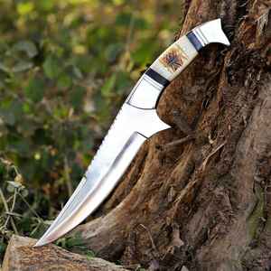 Cuchillos de Caza Hechos a Mano de Alta Calidad Profesional, Cuchillos de Supervivencia de Acero con Alto Contenido de Carbono, Hoja Fija para Campismo y Actividades al Aire Libre - Product Image 6