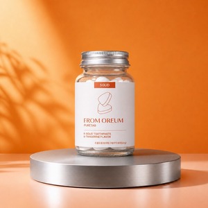 [FROM OREUM] Dentifrice solide saveur mandarine de Jeju, 60 comprimés, pour usage quotidien - Product Image 2