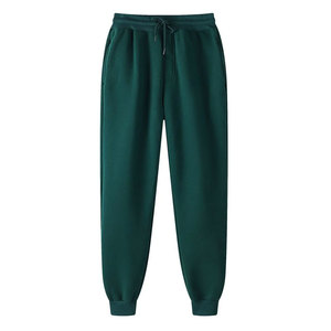 Nouveau pantalon décontracté unisexe en coton 100% imperméable, couleur unie, coupe ample, en peluche, avec cordon de serrage et taille élastique, idéal pour le sport et la mode. - Product Image 5