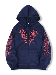 Sudadera con Capucha Clásica Extra Grande de Felpa Pesada con Lavado Ácido para Hombre, Estilo Urbano, con Logotipo Personalizado, de Algodón, Informal y a la Moda - Product Image 1