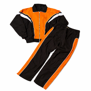 Chándal Ligero con Cierre Completo y Logotipo Personalizado para Hombre |   Chaqueta Cortavientos Vintage Estilo Urbano, Impermeable |   Logotipos Bordados - Product Image 3