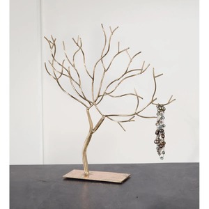 Metal <b>Tree</b> Jewelry Organizer Stand with <b>Branches</b> for Necklaces and Earrings - Product Image 1