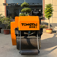 Compacteur vibrant à tambour unique porté à la main pour la construction routière, le compactage des sols et l'aménagement paysager