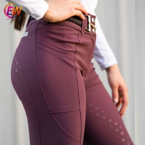 EW abbigliamento occidentale Equestriana pantaloni da equitazione pantaloni da equitazione ippica forniture calzoni riciclate - Product Image 6