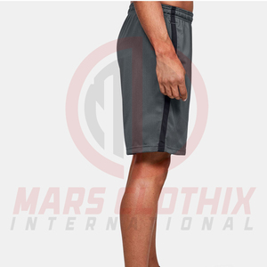 Fabricación profesional de pantalones cortos de malla a la moda para hombre, transpirables, de color sólido, con talla personalizada, para verano. - Product Image 2