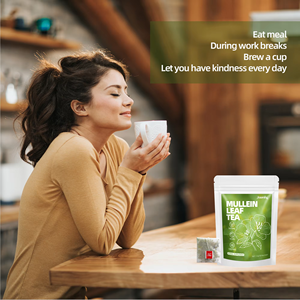 ชาใบมัลลีน OEM ODM พร้อมส่ง บรรจุในถุงชาสมุนไพรธรรมชาติ ช่วยบำรุงระบบทางเดินหายใจและสุขภาพลำคอ บรรจุ 20 ซอง - Product Image 4
