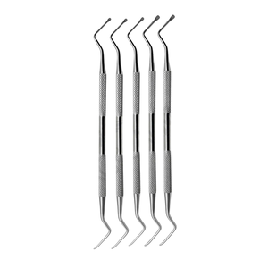 Juego de 5 Curetas de Doble Extremo de Acero Inoxidable, Instrumentos Quirúrgicos Dentales Manuales # 84- # Kit 88 - Product Image 2