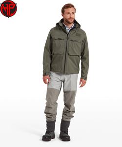 Chaqueta de Pesca Personalizada para Hombre, Invierno, Cordura, Cierre de Cremallera, Impermeable, Transpirable, Resistente al Viento, Informal, para Trabajo, Deportes al Aire Libre - Product Image 2