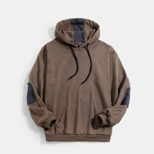 Sweat à capuche personnalisable pour homme, hiver, épais, respirant, en polyester/coton, gaufré, style survêtement - Product Image 1