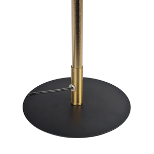 Lámpara de mesa LED Dimond con interruptor de encendido/apagado, base redonda de metal de color negro - Product Image 4