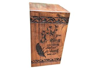 Wooden Urn for Human <b>Ashes</b> Personalized Cremation Wood Urn Custom for <b>Dog</b> Memorial Keepsake Urn - Product Image 1