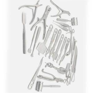 Ensemble d'instruments chirurgicaux orthopédiques 29 pièces en acier inoxydable pour rétracteur, perceuse et scie à os SURGINEXA - Product Image 2