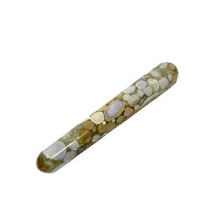 Varita de cristal cobra jaspe varita para mujer ejercicio Kegel cuerpo Natural y curación cristal Yoni varita de masaje al por mayor - Product Image 1