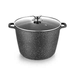 Casserole en acier inoxydable avec couvercle en verre, compatible induction, grande capacité, pour la cuisson des soupes, ustensile de cuisine - Product Image 2