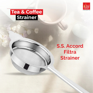 Wholesale SS Accord Filtra Tea and Coffee <b>Strainer</b> Handle Stainless Steel Mesh <b>Strainer</b> with Long Handle - Product Image 2