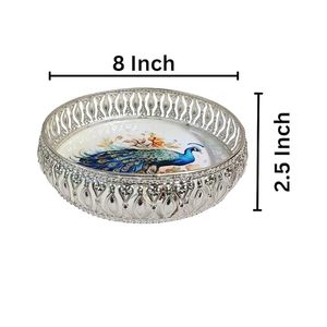 En gros, ensemble de plateaux et pots en corne Pichwai, faits main, au toucher réel, motif animalier indien, pour cadeau de remerciement - Product Image 5