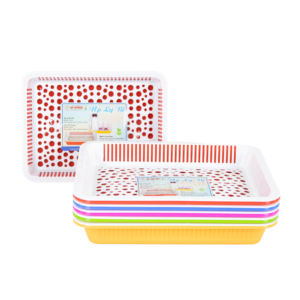 Escurridor de Platos Redondo Mediano de Plástico para Cocina, Hecho en Vietnam - Product Image 1