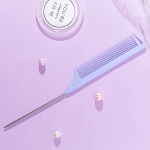 Peigne professionnel en acier inoxydable 1 pièce, peigne à queue pointue professionnel pour salon, peigne de coiffure de qualité supérieure, dernier design - Product Image 6
