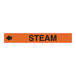 Etiqueta Autoadhesiva Resistente Brady STEAM Plenum Duct Marker para Identificación de Conductos de Vapor y HVAC a Altas Temperaturas - Product Image 2
