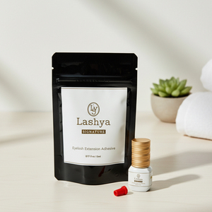 [Lashya] professional Signature Professional Eyelash <b>Adhesive</b> for Long Lasting Wear and Extra Strong Hold Black <b>Lash</b> Glue - Product Image 1