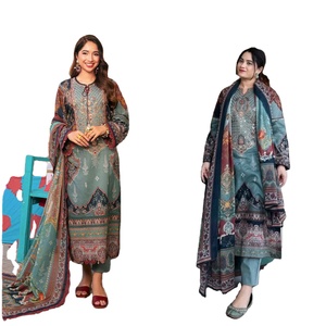 Hot Selling Georgette Silk Rayon Fancy <b>Dress</b> Beautiful Lace Border Work Straight Cut Daily & Office/Party Wear Suit Salwar - Product Image 1