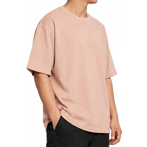 Camisetas Extra Grandes Personalizadas de Algodón Grueso, Ropa Urbana, Fabricante de Ropa al por Mayor con Etiqueta Privada OEM ODM - Product Image 3