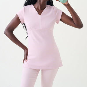 Camiseta Túnica para Salón de Belleza, Uniforme Elegante para Peluquería, Blusa Túnica para Enfermería - Product Image 6