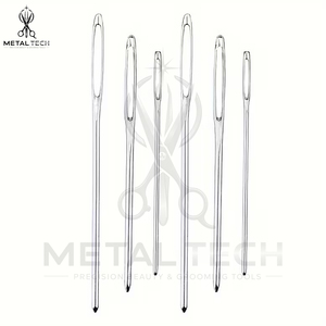 Aiguilles à tisser les cheveux à grande ouverture, les plus vendues, en acier inoxydable poli, pour extensions, ensemble professionnel - Product Image 2