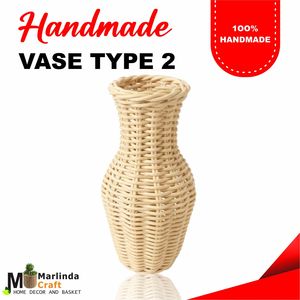 VASO TIPO 2 DE RATÁN ARTESANAL - Product Image 1