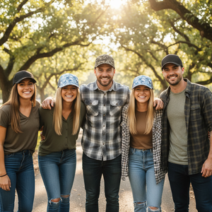 Wholesales Trucker Hat With Custom <b>Camo</b> Colorful 5 Panel Hat Curved Brim Strutured Form Polyester Mesh For Sport For Unisex - Product Image 6